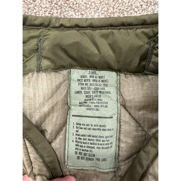 Vintage US Military Liner Jacket Size XL - Picture 4 of 6